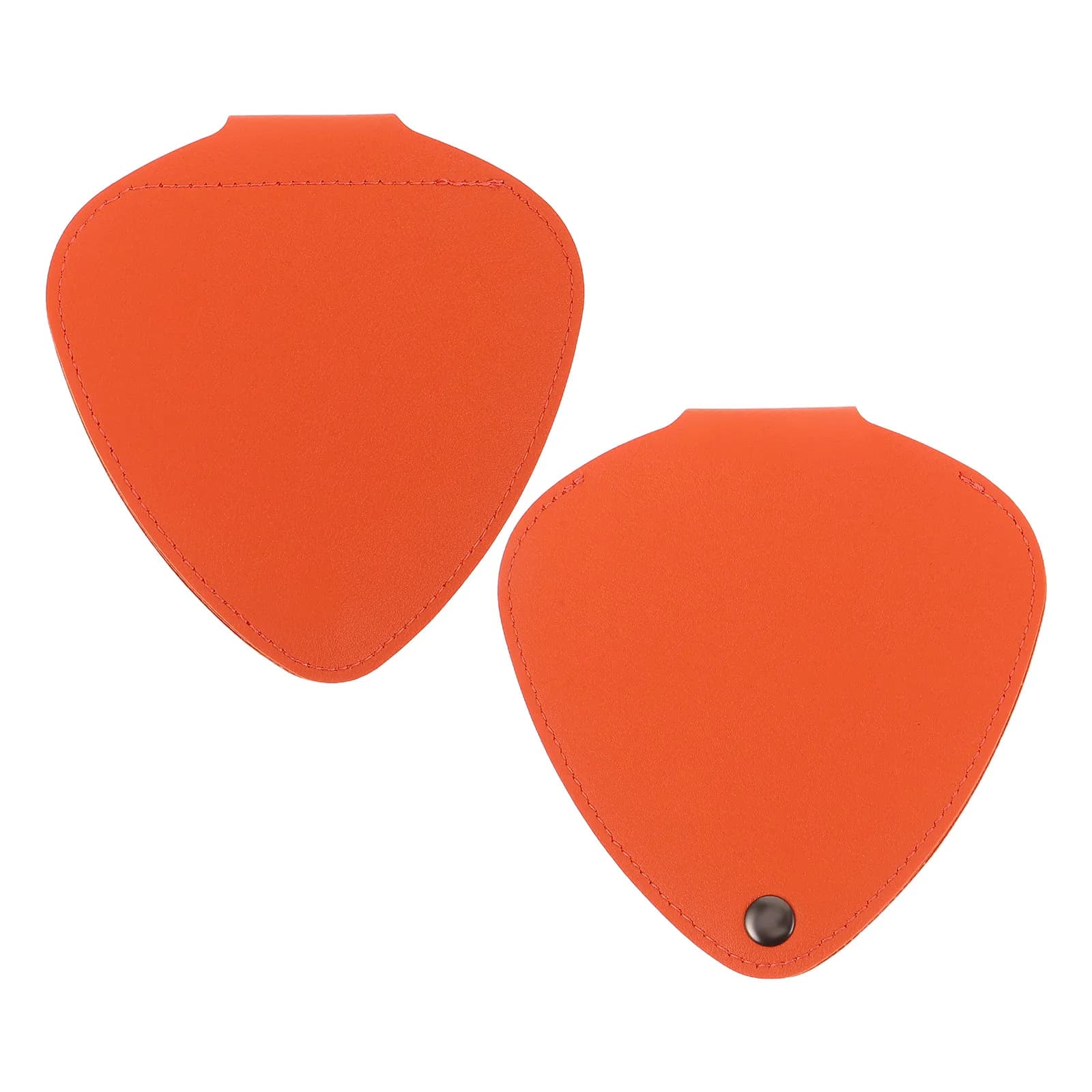 2 Pezzi Borsa Organizer per Plettri da Chitarra Compatta in PU Vibrante, Porta Plettri Multislot a Sgancio Rapido per Chitarra