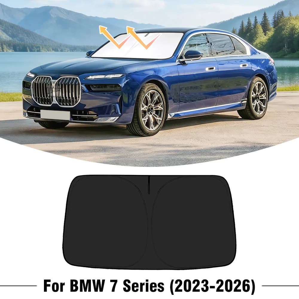 Parasole per Parabrezza BMW Serie 7 2023 2024 2025 2026, Copertura per Finestrino Anteriore, Protezione UV, Accessori Auto