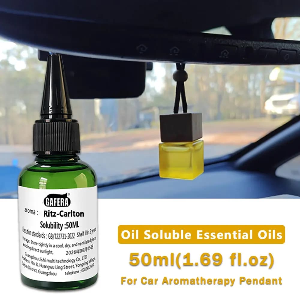 GAFERA 50ml(1.69 fl.oz) Wild Bluebell Essential Oils - Auto Suspension Fragrance Supply Perfume Car Diffuser Replenishes Essence