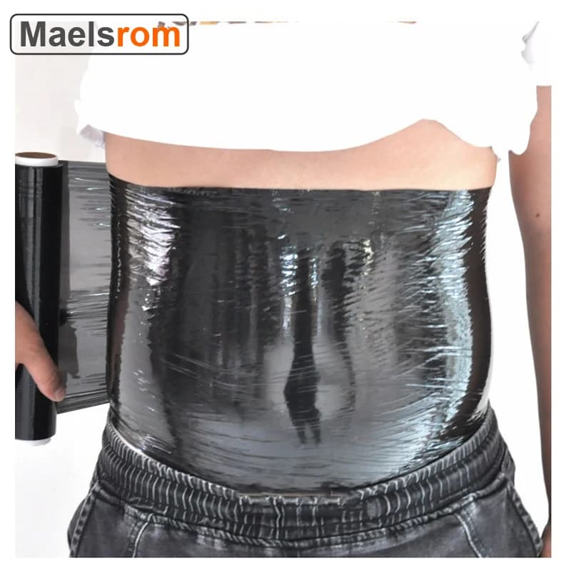 1 osostica plastic roll to wrap the body, cellulite paper, burn life, lose weight, slimming, wrap the body, sweat modeler, woman life
