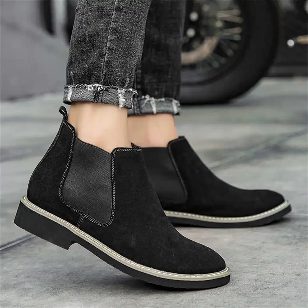 Primavera-autunno Scarpe vulcanizzate da uomo con tacco largo Mocassini Scarpe da ginnastica di lusso da uomo Scarpe Marche famose Sport Casual Jogging