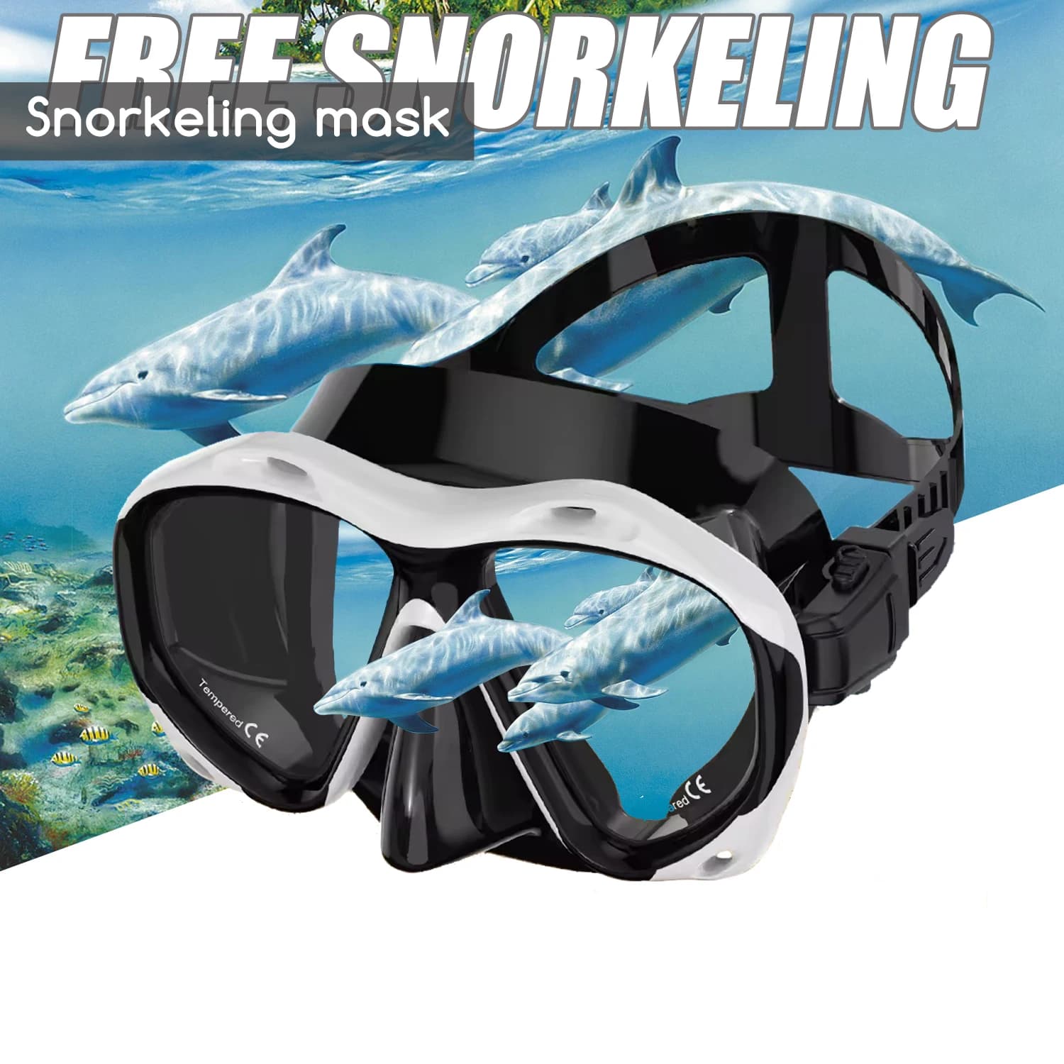 Swimwear with Large Mounting for Adults High Quality Panoramic Swimming Glasses Waterproof HD Swimming Glasses