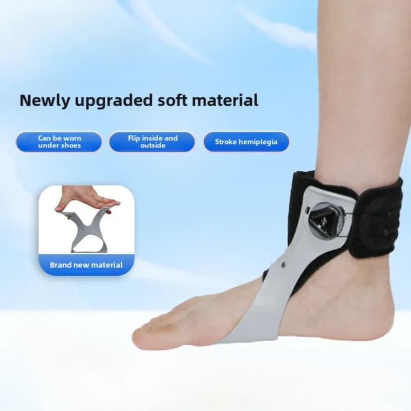 Ictus Emiplegia Riabilitazione Attrezzature per l'allenamento Articolazione della caviglia Ortesi del piede Supporto per la caduta del piede Bretelle Leggero regolabile