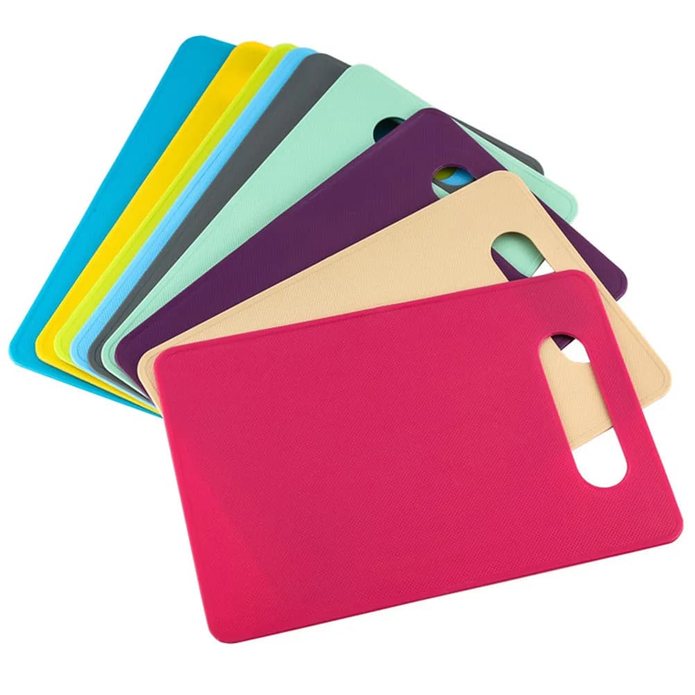 Plastic Tablets for Kitchen, PP Material Safe for Food, Anti-slip with Hook for Hanging, Easy to store