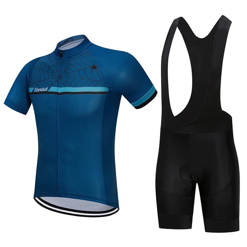 Cycling Suit VENDULL Men's Sports Bike Shirt Shorts Set Cycling Suit Shorts with Mountain Suit Set Cycling Suit Bike Equipment