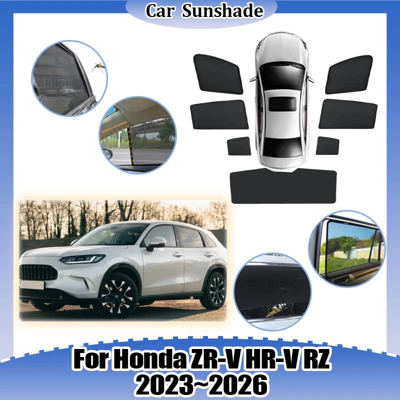Per Honda ZR-V HR-V RZ 2023 2024 2025 2026 Parasole per Parabrezza, Visiera per Finestrino, Tenda Traspirante in Rete per Privacy, Accessori Auto