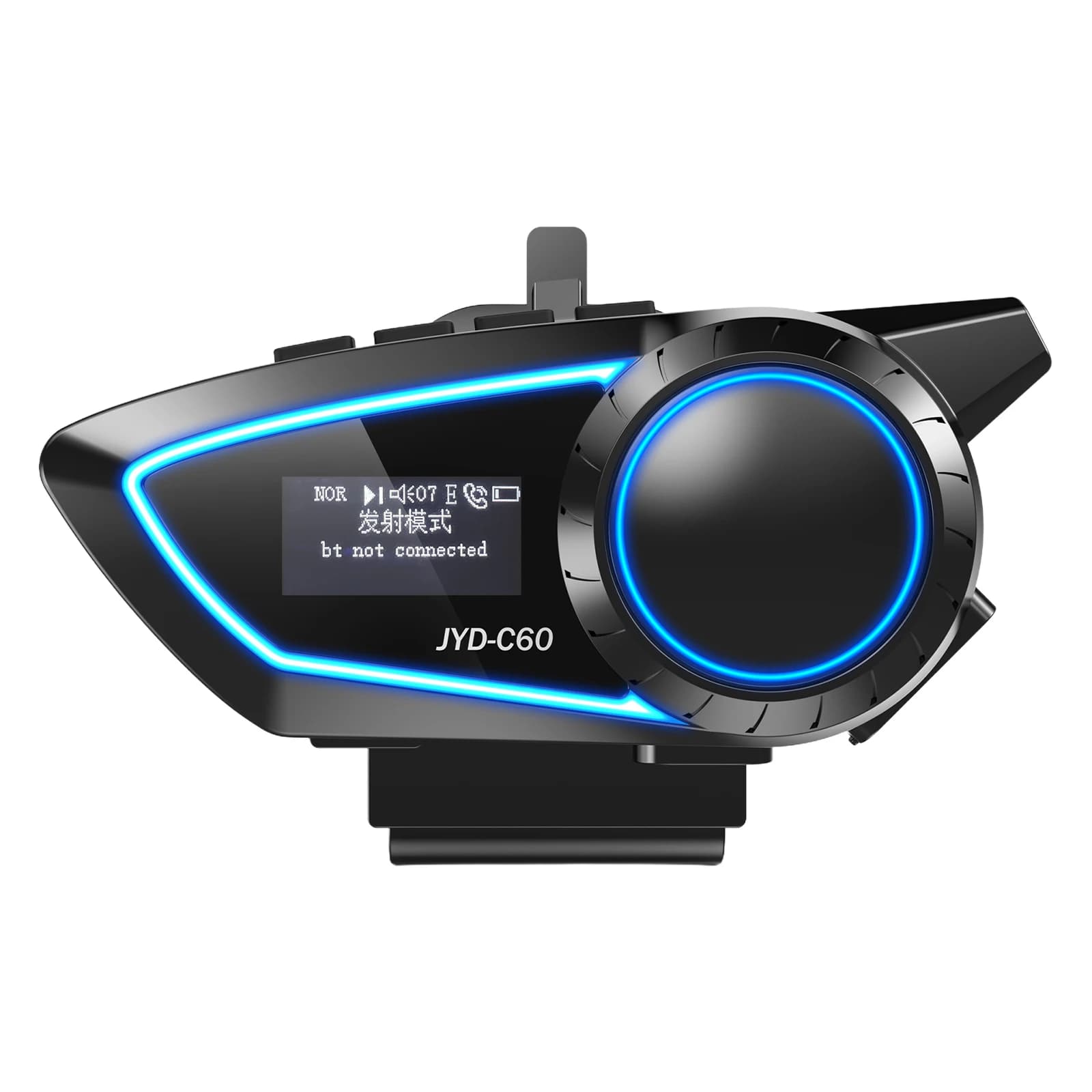 Altoparlante per Casco Moto, Cuffie Impermeabili Wireless BT Compatibili con Tutti i Caschi