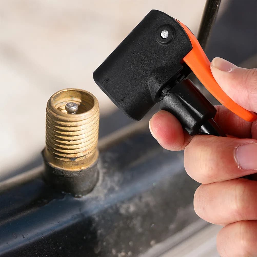 Stable Wear Resistant Foot Inflator Aluminum Alloy Construction Easy Operation Bike Tire Inflator Motorcycle Air Pump Home