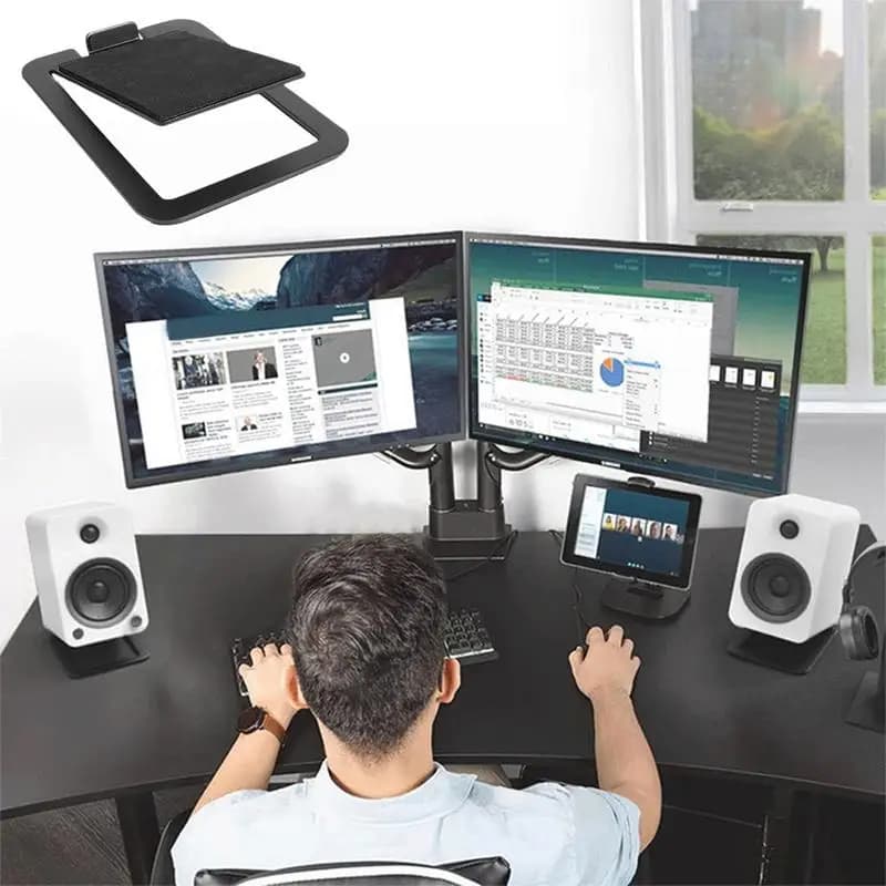 Supports for Solid Minimalist Table Speaker Bookshelf Speaker Stand Monitor Speaker Stand Robust Stand for Shelf Speakers