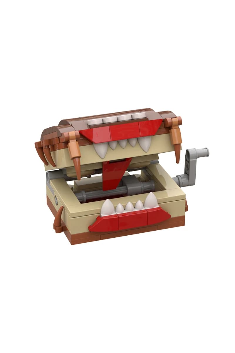 Monster Book of Magical Creatures MOC Building Blocks, Biting Animated Tome, Wizard School DIY Model for Potter Fans