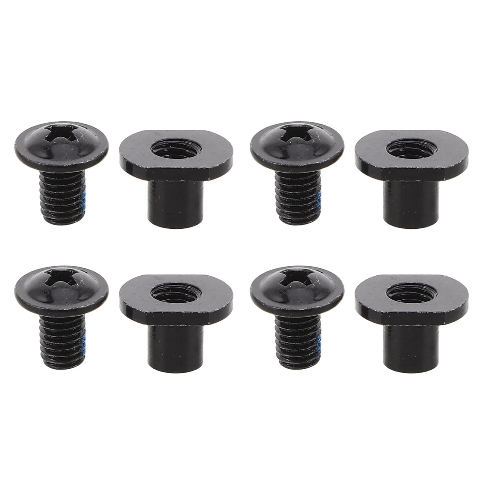 4 Pcs Snowboard Binding Screws Metal Fixing Mounting Kit Ski Hardware Replacement