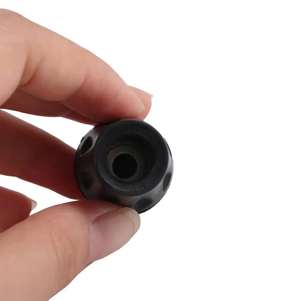 Rubber Walking Stick Tip Protector 11mm Non-slip Trekking Pole Bottom Cover Wear -resistant Anti-Skid