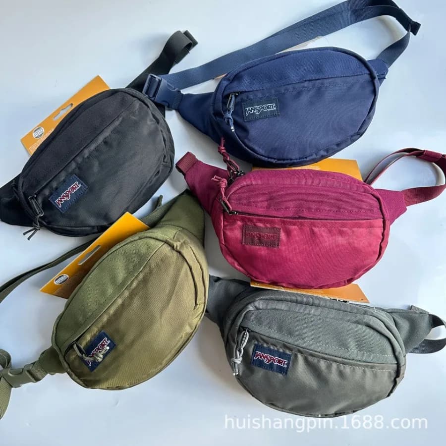 【Nuovo arrivo】 Marsupio Jansport, borsa a tracolla casual per uomo e donna, per viaggi, corsa, escursionismo, sport all'aria aperta