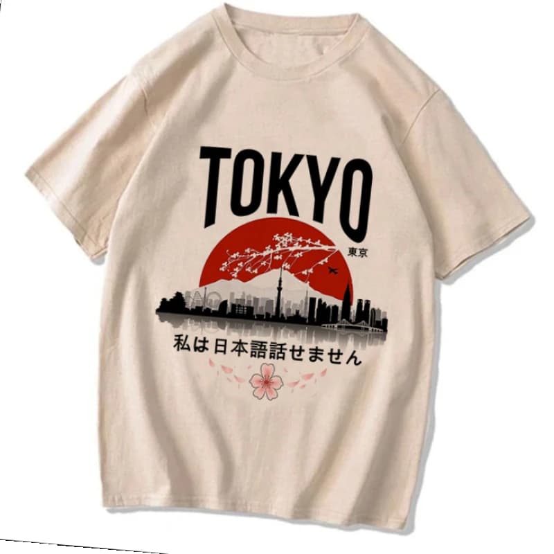 Donna Uomo Gotico Mange Tshirt Tokyo Y2k T-shirt anni 2000 Divertente Grafica Tee Shirt Hip Hop Streetwear Stile Coreano Vestiti Magliette e camicette Femme
