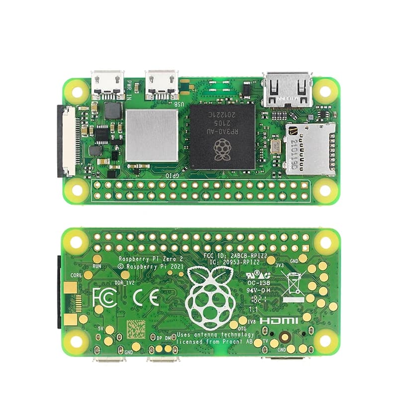 Scheda Raspberry Pi Zero 2W Supporto WiFi e Bluetooth con CPU da 1GHz 512MB di RAM per Raspberry Pi Zero 2W