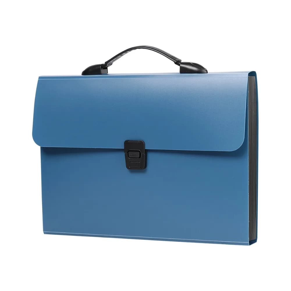 13 Layers Accordion File Folder Portable Large Capacity Expanding File Organizer Waterproof with Handle Document Storage Bag