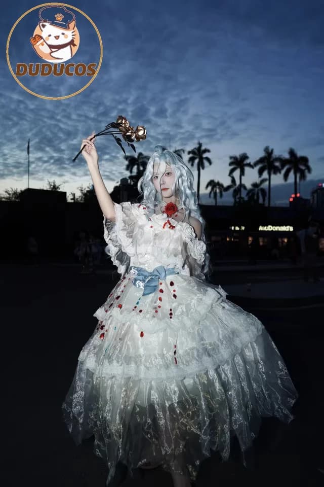 DUDU SR Game Identity V Bloody Queen False Hope Costume cosplay alternativo Mary Dress Uniforme Gioco di ruolo per adulti Festa di carnevale