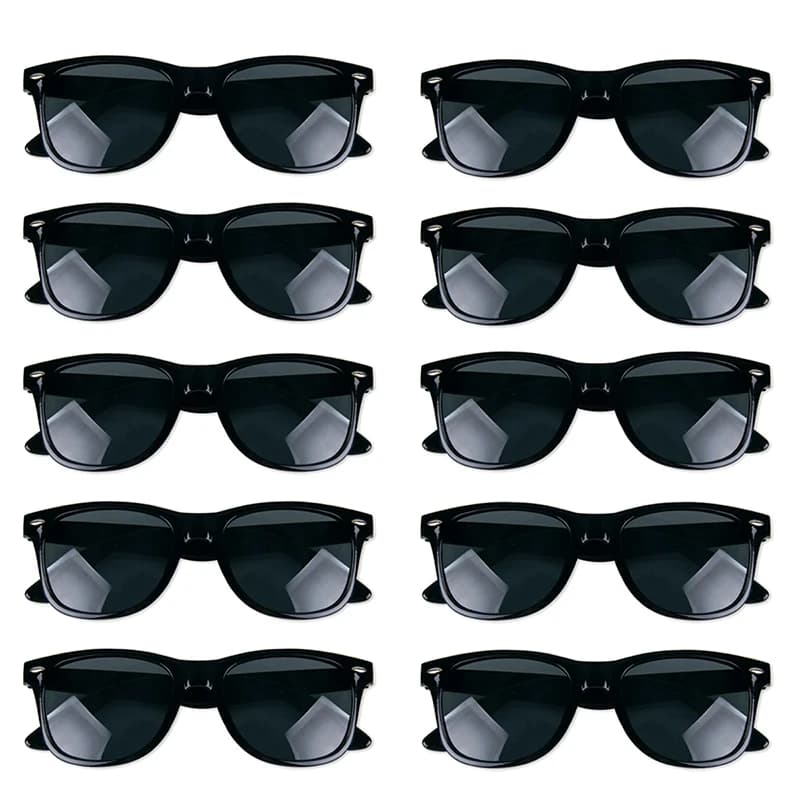 10pcs Bachelorette Party Sunglasses Black White Pink Square Heart Shape Glasses Bride and Groom Photo Glasses Bridal Shower Deco
