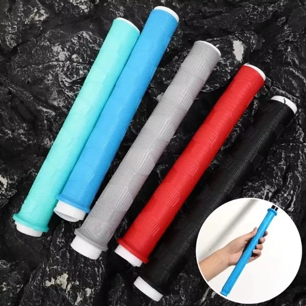 Silicone Fishing Rod Handle Wrap Replaceable Non Slip Hand Pole Grips Universal Multifunctional Fishing Rod Grip