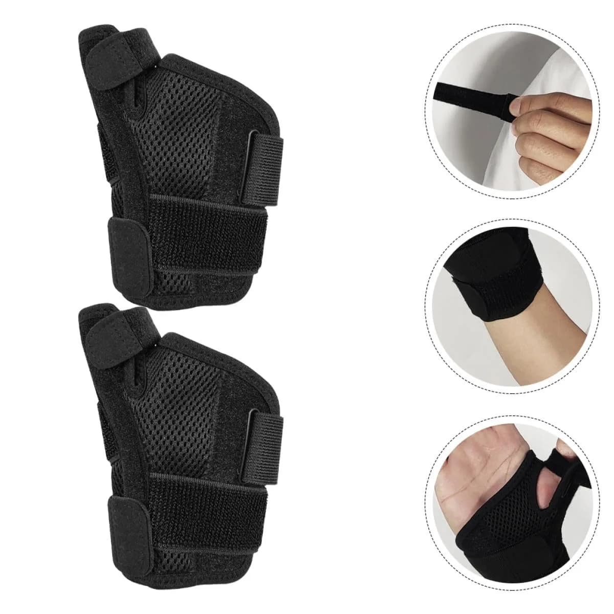 Breathable Thumb Wrist Stabilizer Splint, Comfort Support Brace for Cycling, Gaming and Phone Texting