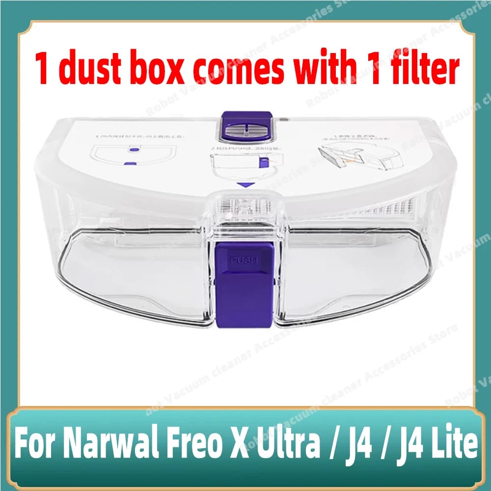 Contenitore per la polvere Contenitore per la polvere compatibile per parti di accessori Narwal Freo X Ultra / Narwal Freo X Plus / Narwal J4