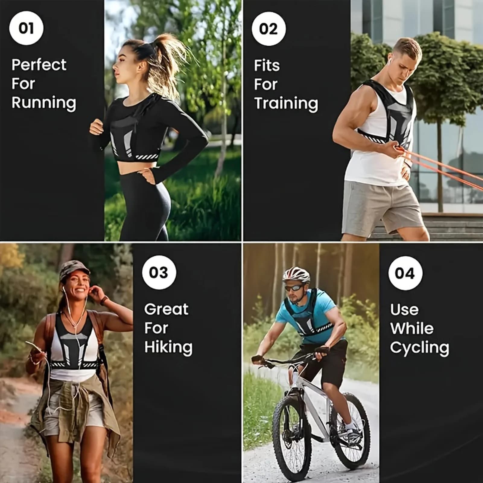 Gilet da Corsa Ultra Leggero con Tasca per Telefono e Porta Bottiglia d'Acqua, Zaino Idratazione Traspirante per Ciclismo, Escursionismo e Trail