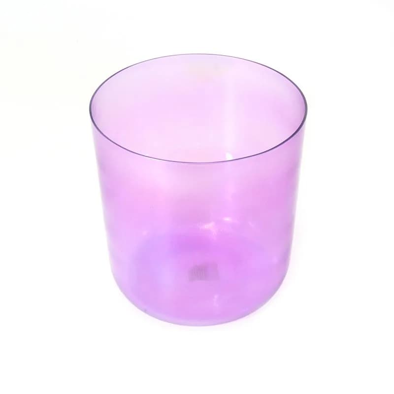 ZHQH Purple Series Quartz Crystal Singing Bowl for Sound Meditation 432Hz Singing Bowl Instrument with Mallets and Carry Bags
