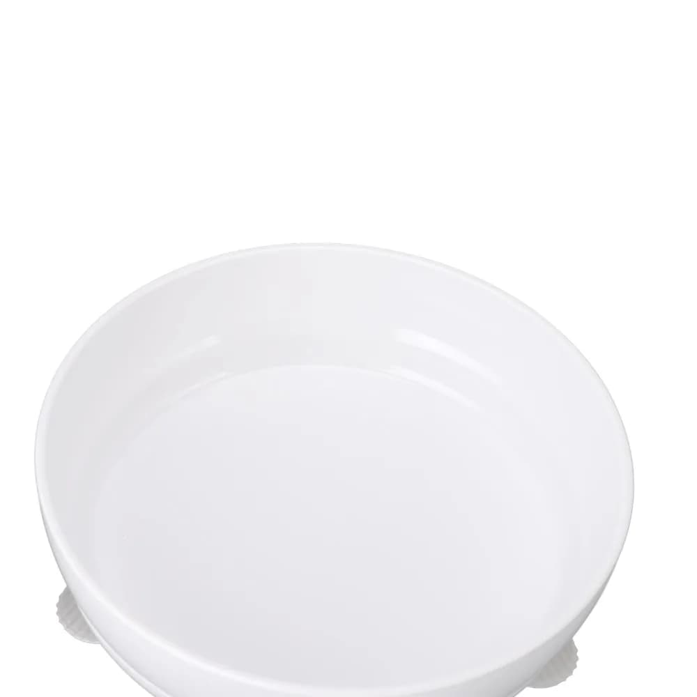 Spine Protective Elevated Cats Dog Bowl Stand Non Slip Base Plastic Raised Pet Feeder Pet Food Bowl Holder for Dogs Cats