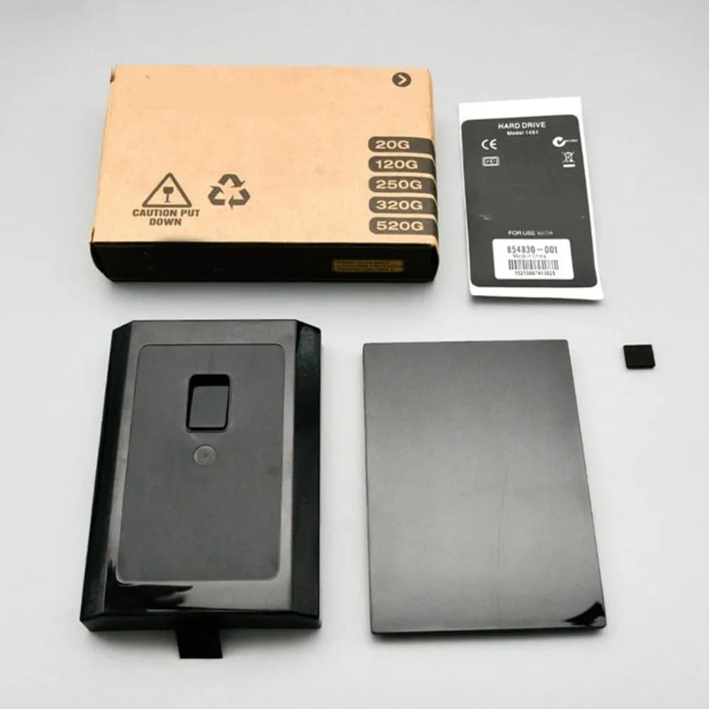 Custodia sottile per HDD interno, espansione memoria, custodia durevole per disco rigido, box universale per disco rigido per accessori di gioco XBOX 360