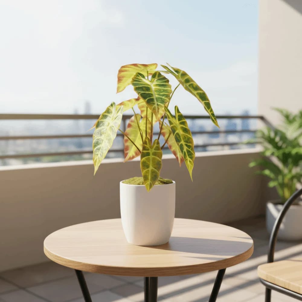 Artificial Plant 10 Peacocks Leaves, Plastic Realistic, Fin Green Plant Hand-made, Realistic Simulation, Home Decoration