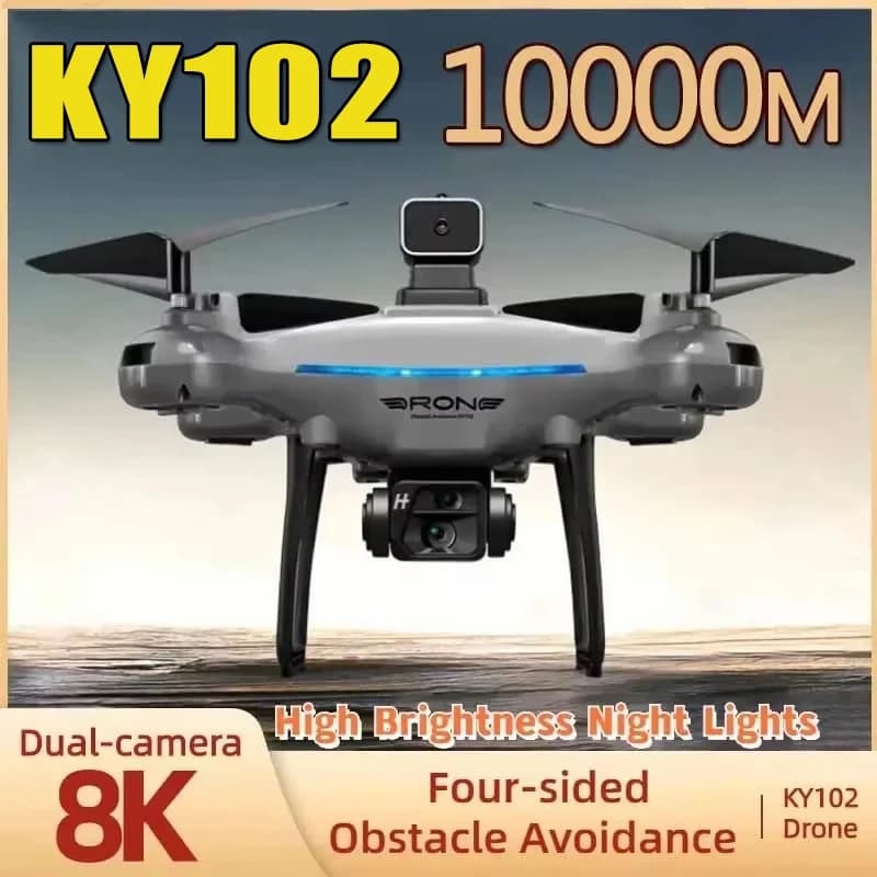 KY102 Drone 8K Profesional Dual-Camera Aerial Photography 360 Obstacle Avoidance Optical Flow Four-Axis RC Aircraft