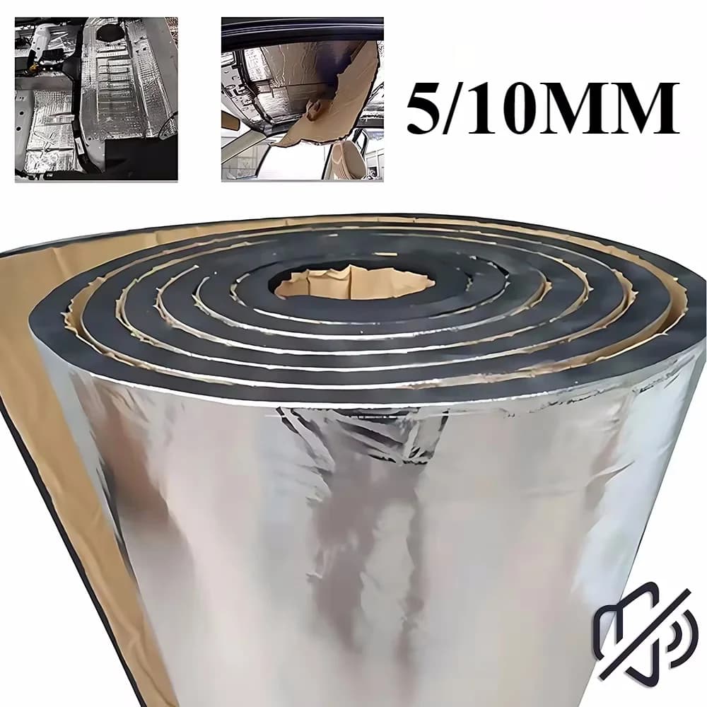 2000*500mm 5/10mm Car Hearing Mat Proofing Deadener Thermal Insulation Sound Absorbent Mat Cap Cells Locked Foam Accessories