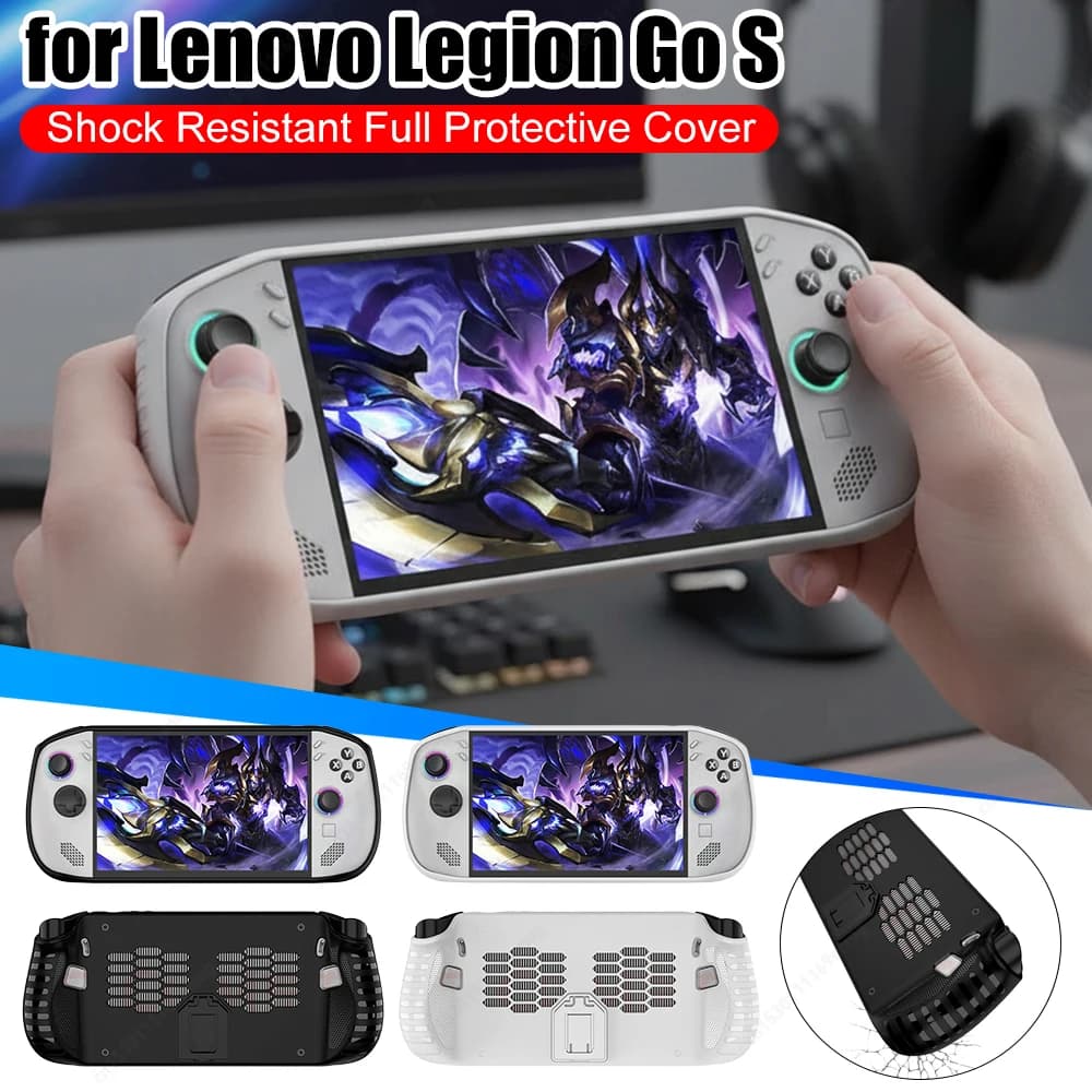 Custodia in TPU per Lenovo Legion Go S Custodia protettiva completa antiurto portatile Custodia morbida in TPU Custodia protettiva Accessori per giochi