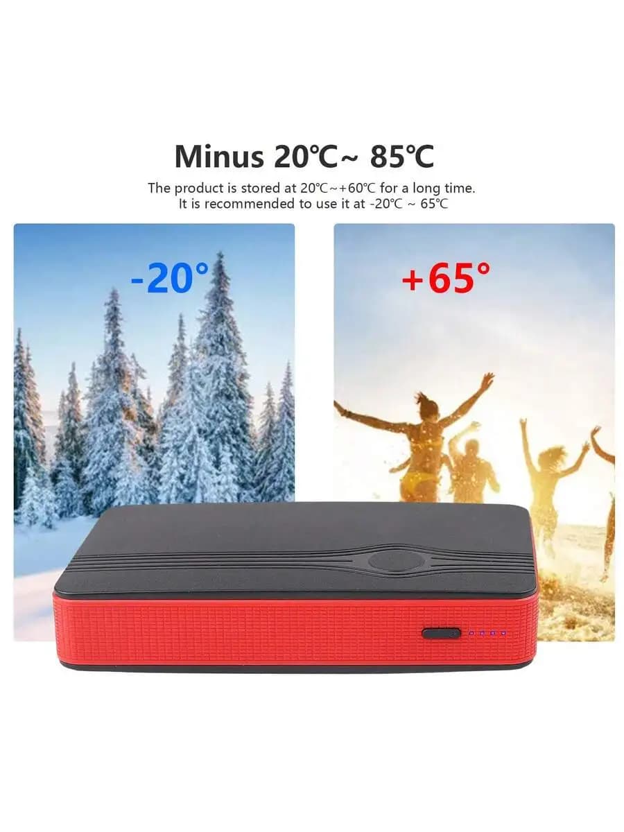 Portable 30000mAh Car Jump Starter Booster Jumper Box Power Bank Battery Charger,12V Jump Box Auto Lithium Battery Booster
