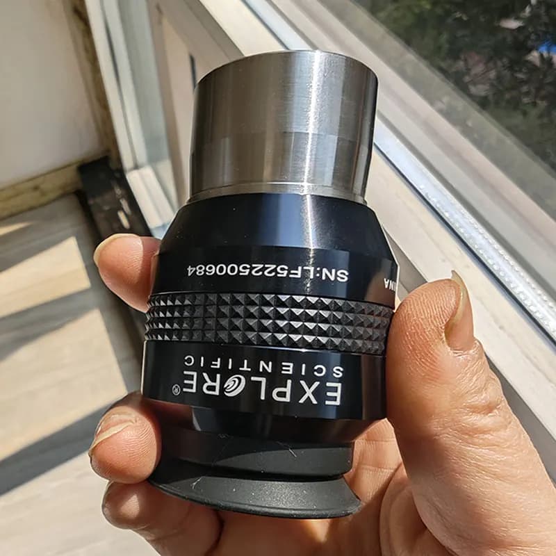 Oculare per Telescopio Astronomico da 25mm, 1.25 Pollici, Ultra-Angolare 52 Gradi, Impermeabile per Osservazione delle Stelle