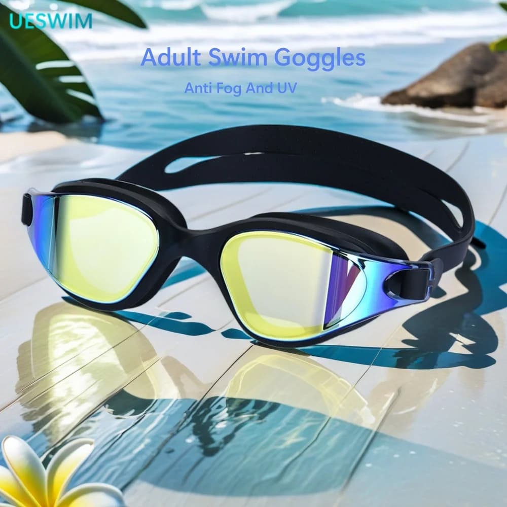 Swimwear Protector for clear vision Anti-fog and UV lenses for women Nuoto men
