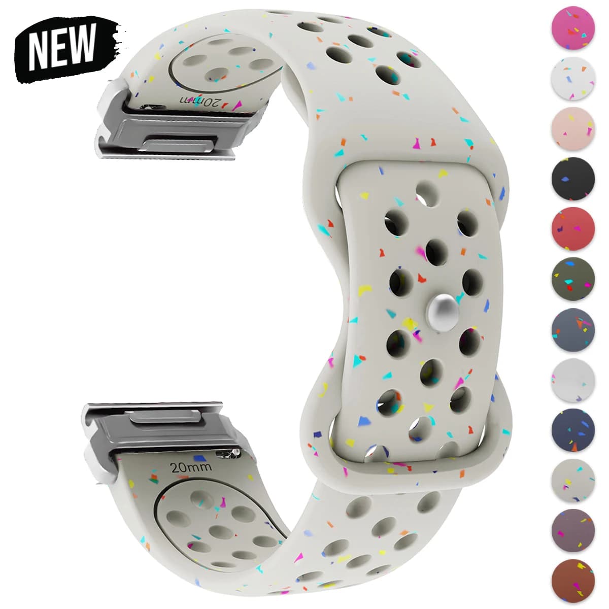 Cinturino in silicone per Garmin Watch Fenix 8/5/5X/5XPlus/6/6X Pro/7/7x/Forerunner945 Adattatore in metallo adattamento rapido per braccialetto orologio Garmin