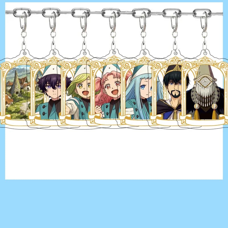 Portachiavi in Acrilico con Ciondolo a Tema Anime Witch Hat Atelier Coco Qifrey Tetia, Accessori, Regalo per Amiche, Ragazze, Portachiavi Cartoon