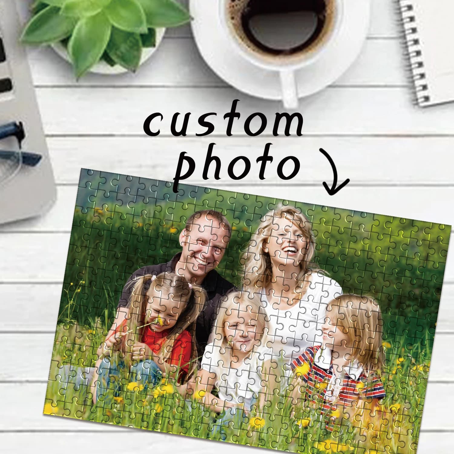 35/150/300/500/1000 pezzi bella famiglia Foto personalizzata Puzzle di decompressione personalizzati Puzzle personalizzati in foto Puzzle