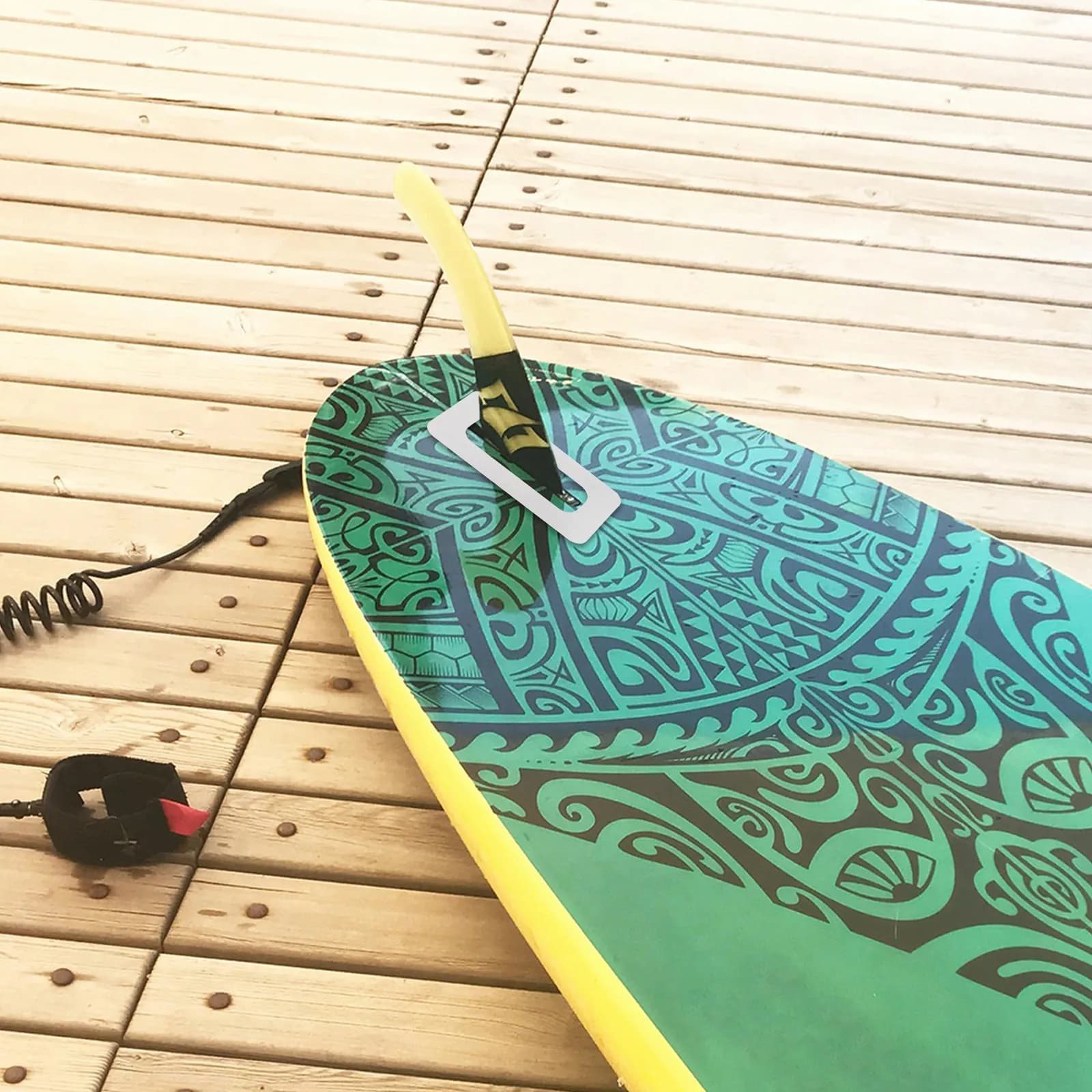Adesivo Protettivo per Pinna di Ricambio per Paddle Board, Protezione Bordo Pinna, Stabilizzatore per Pinne da Surf, Kayak e Sport Acquatici