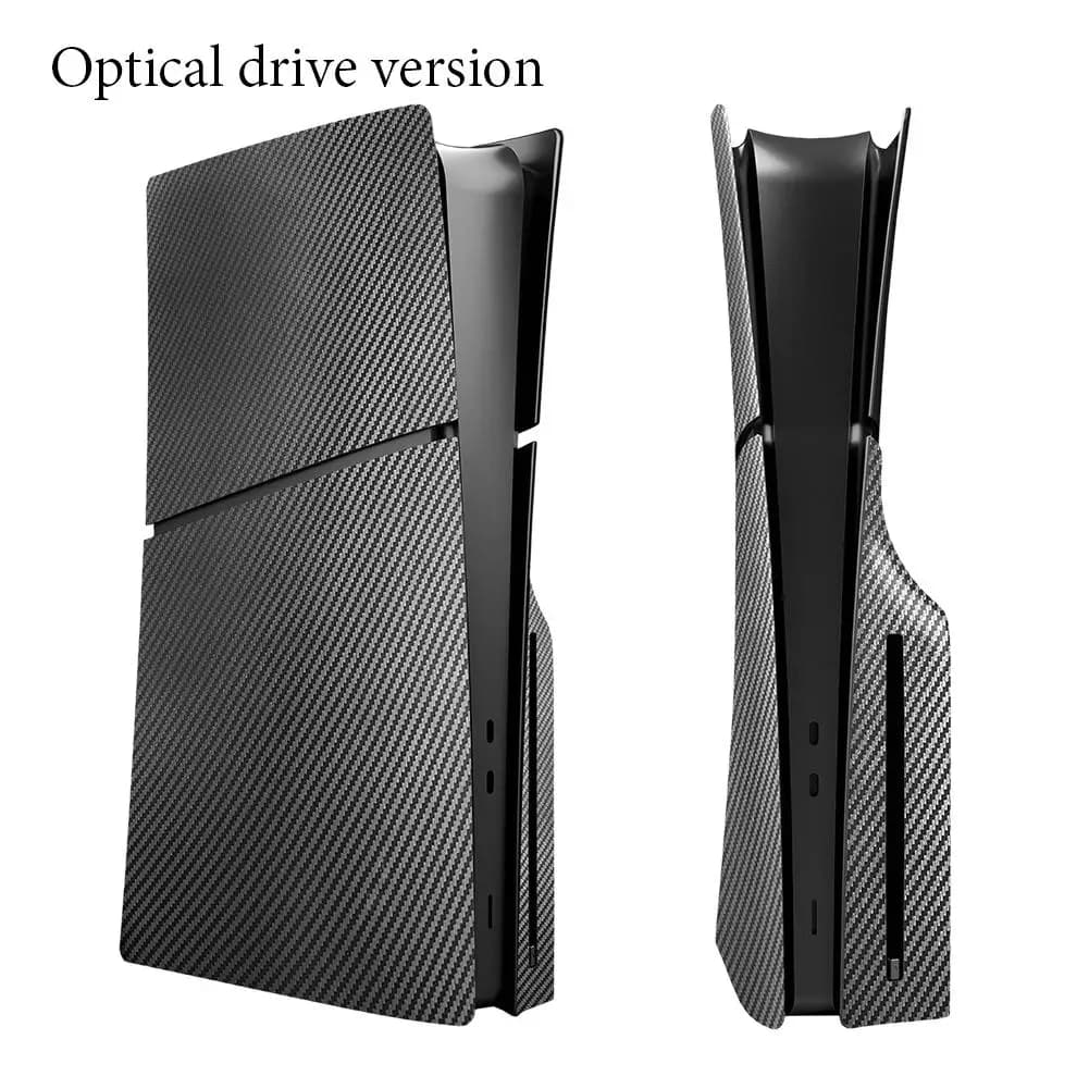 Per PS5 Pro Custodia di ricambio in fibra di carbonio Custodia protettiva per console di gioco Accessori per custodia nera rimovibile