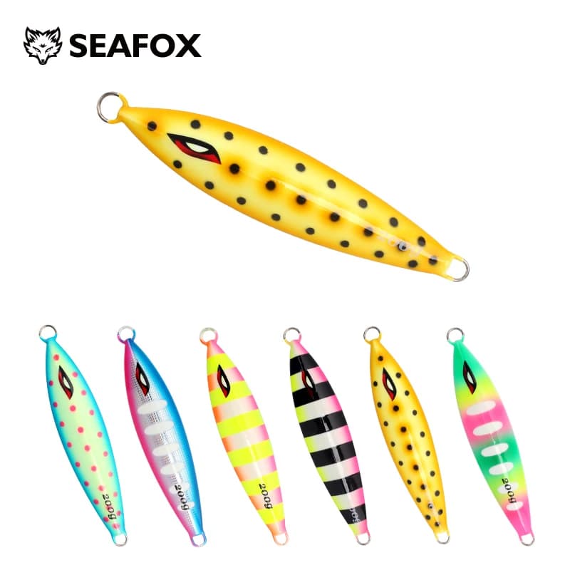 MJ22 Seafox 130g 150g 180g 200g 220g esche Jigging a passo lento Jig per mare