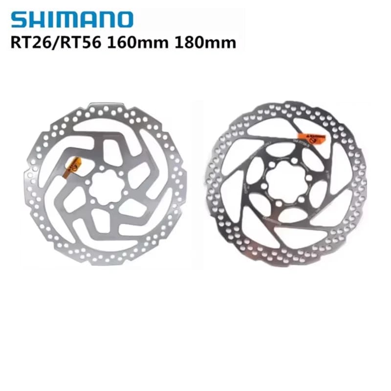 Shimano Deore RT56 RT26 160mm 180mm 6 Bulloni Disco Freno Mountain Bike Rotore Bicicletta SM-RT56 M6000 MTB Disco Freno Bici 160MM 180MM