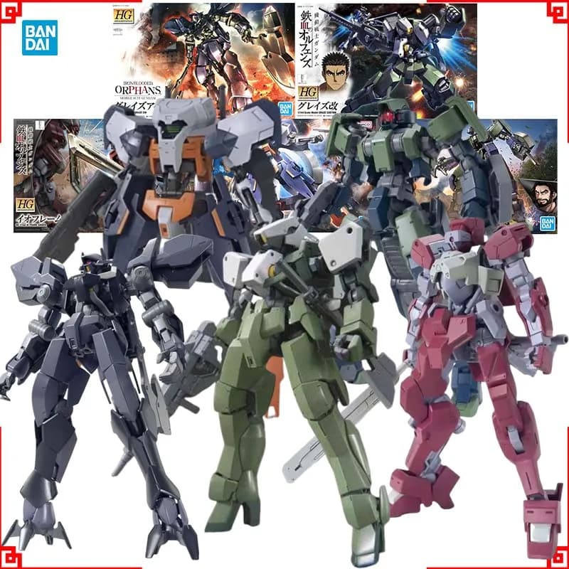 Bandai Gundam Model Kit HG Shinden Hugo Geirail Graze Ein Graze Action Figure personalizzate Gunpla Anime Figure Giocattoli per ragazzi Regalo