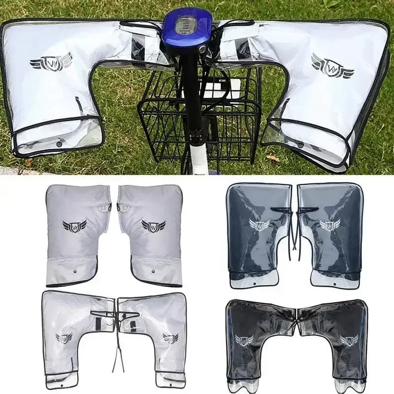 Winter Handlebar Mitt Waterproof Protective Winter Keep Warm Hot Handlebar Handle Guard Cover Gloves For Motorcycle Scooter