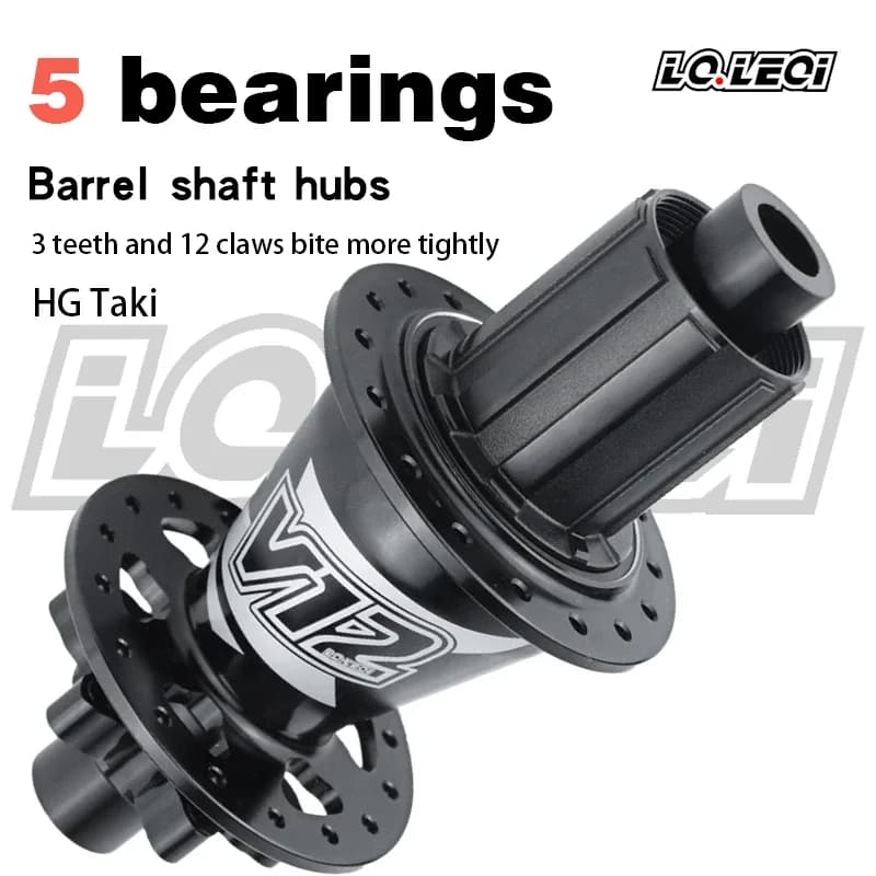 LQLEQI BOOST12x148mm mozzo ruota bicicletta V12 turbocompressore 5 cuscinetti sigillati 32 fori mountain bike adatto Shimano HG/8/9/11/12S