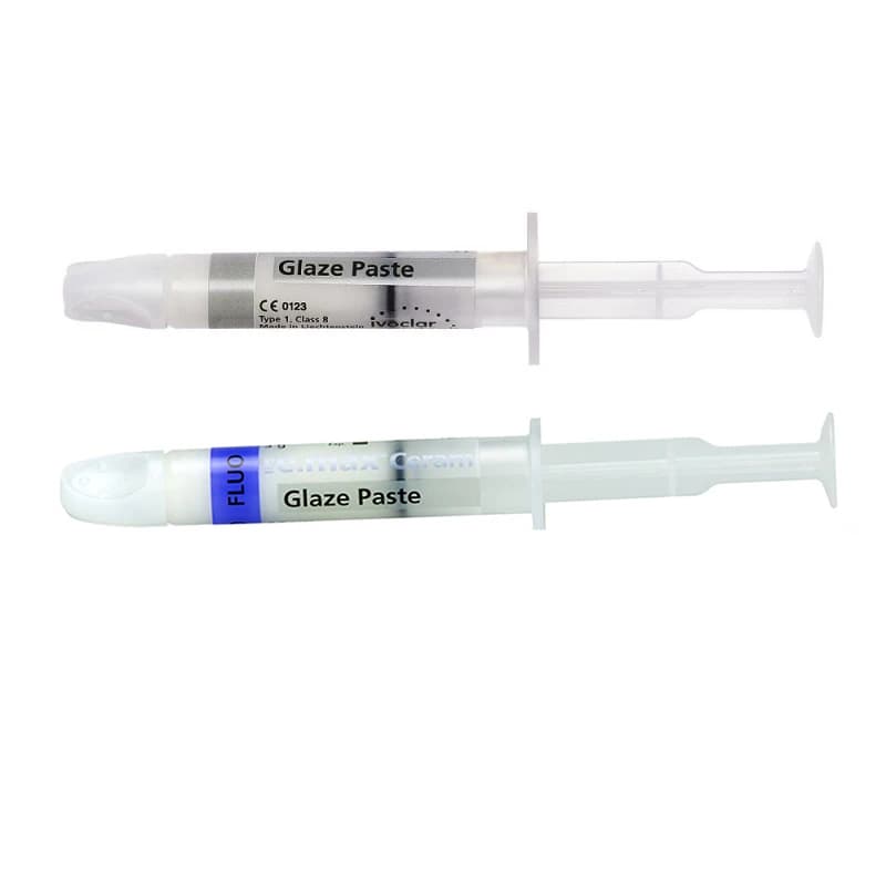 Materiale da laboratorio dentale IPS Emax Ceram Glaze Paste per tutte le ceramiche Emax Paste Fluo 3g Pasta per vetri con siringa