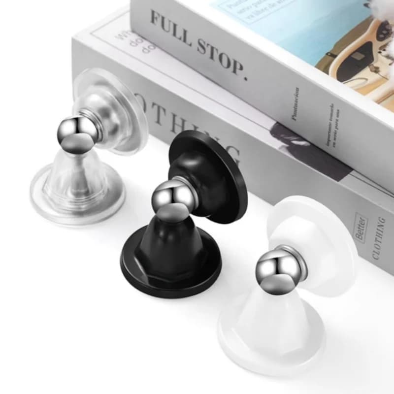 Fermaporta Magnetico in Silicone Anti-Collisione, Montaggio a Pavimento Senza Foratura, Funzionamento Silenzioso per Bagno, per la Sicurezza
