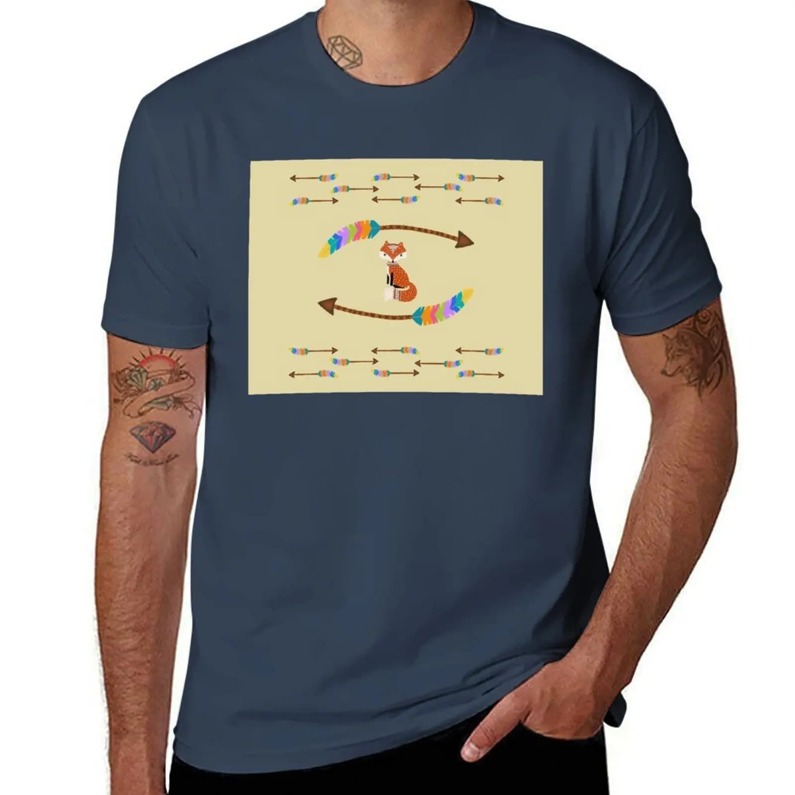 T-shirt Fox - Arrows T-shirt semplice, trendy e casual