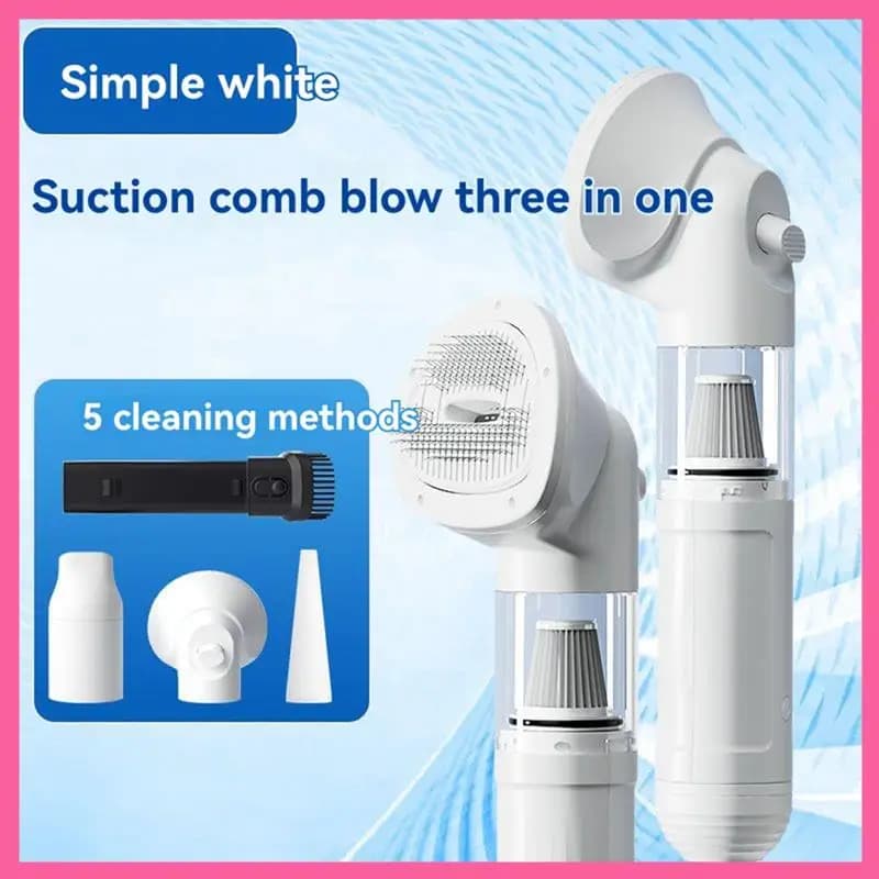 ABNM Medium sized dog hair suction cup, multifunctional pet comb, efficient adsorption, dog dryer, noise-reducing instrument